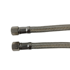 1/8" F x 1/8" F BSP Stainless Steel Flex Hose