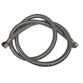 3/8" F Compression x 3/8" F BSP Stainless Steel Flex Hose