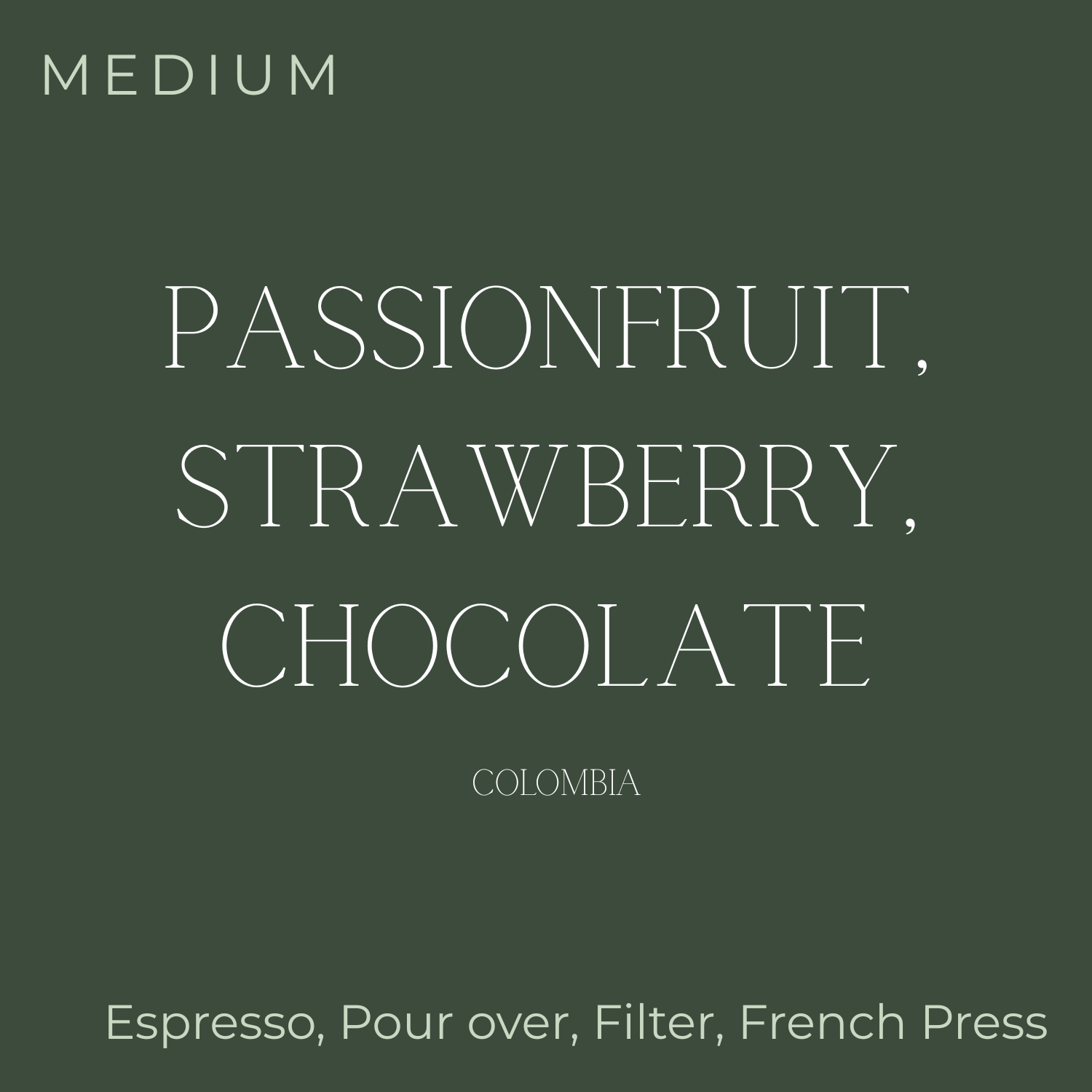 222 - Colombia - Red Bourbon Coffee Beans