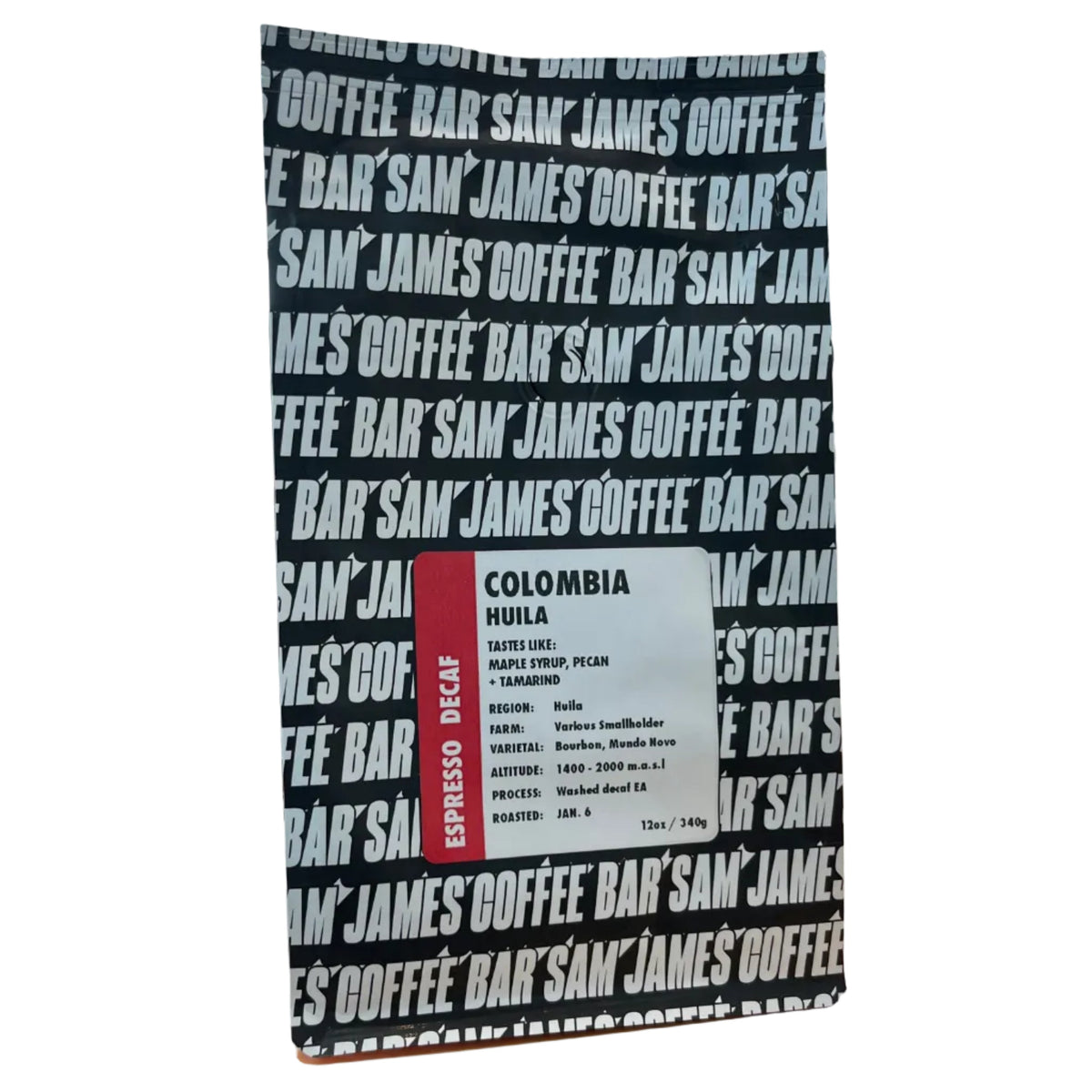 (DISCOUNT) Sam James - Colombia - Decaf Espresso Coffee Beans